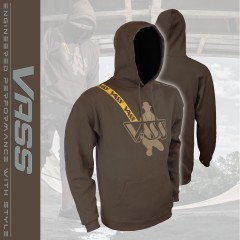 Vass Classic Printed Hoody Edition 2 - Khaki Edition with Vass Shoulder Strap Print